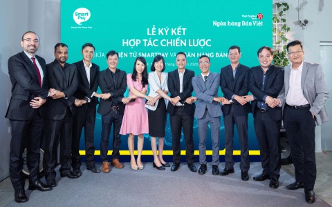 SmartPay hợp tác cùng Ngân hàng Bản Việt ra mắt tiện ích gửi tiết kiệm trực tuyến với lãi suất hấp dẫn
